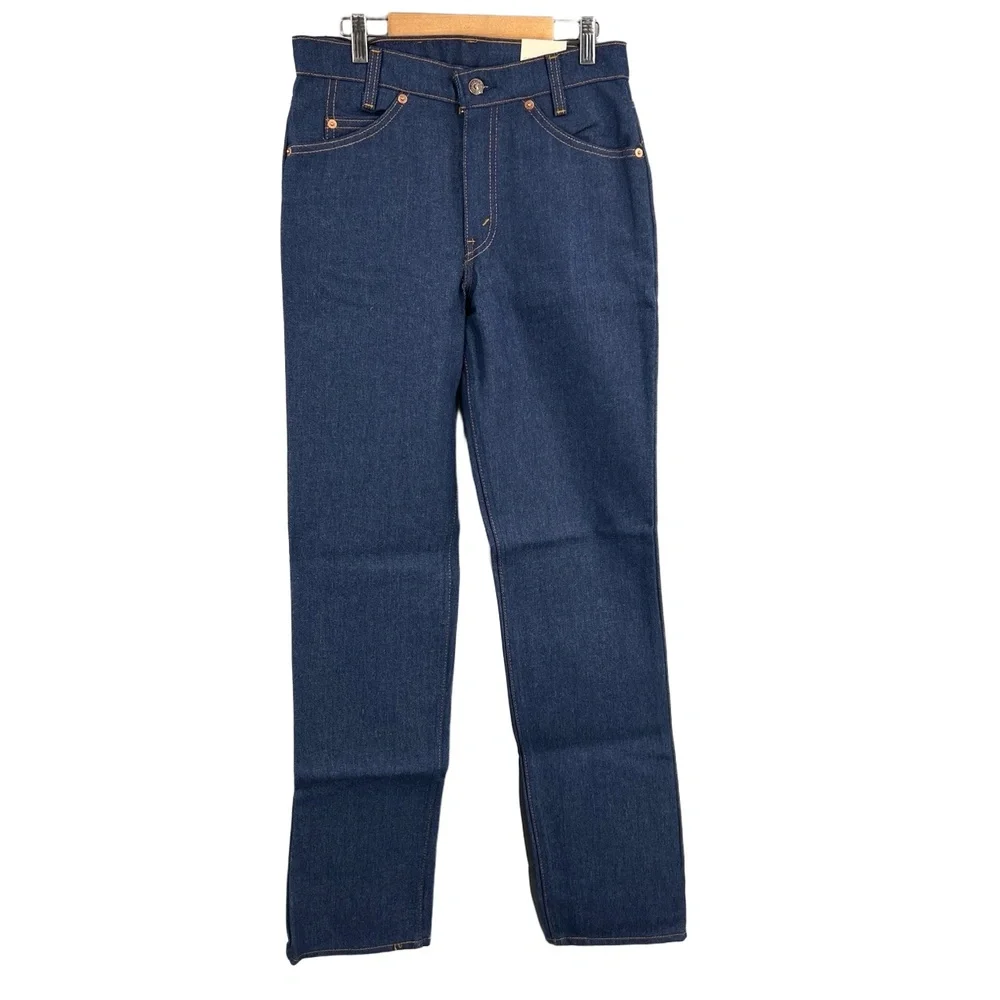 Vintage Levi's Deadstock Jeans Blue‎ Denim Orange Tab Student Fit USA Size 30x34